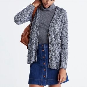 Madewell Marled Knit Women's Gray Sweater Cardigan